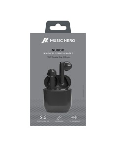 SBS MHTWSNUBOXBTK AURICOLARI TWS 300MAH NERO 2