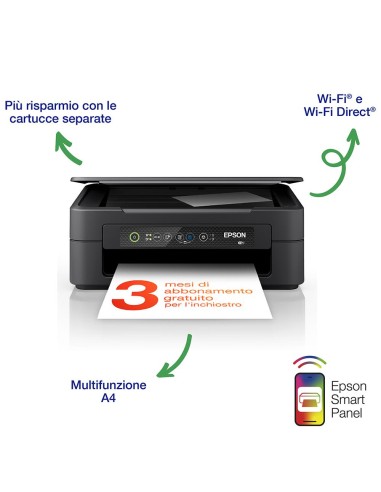 STAMPANTI MULTIFUNZIONE INK: vendita online EPSON XP-2200 STAMPANTE AIO INKJET 3IN1 WIFI in offerta