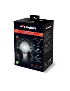 MELICONI HP50+ CUFFIE TV STEREO HI-FI CON CAVO DA 5 METRI JACK 3,5" 2