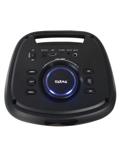 KARMA TALATUU DIFFUSORE AMPLIFICATO 200W 2 WOOFER 6,5" LED RING MIC. 2
