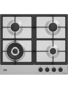 BEKO HIAW64225SXE P.COTT. 60CM INOX 3F+1TC COM. FRONTALI GRIGLIE GHISA