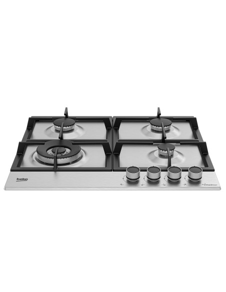 BEKO HIAW64225SXE P.COTT. 60CM INOX 3F+1TC COM. FRONTALI GRIGLIE GHISA