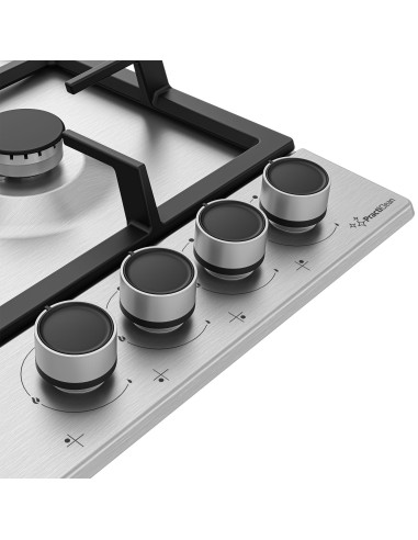 BEKO HIAW64225SXE P.COTT. 60CM INOX 3F+1TC COM. FRONTALI GRIGLIE GHISA