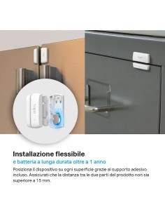 TPLINK TAPO T110 SENSORE PORTE E FINESTRE WIFI 2