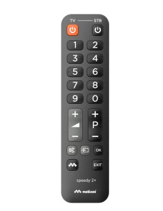 MELICONI SPEEDY 2+ TELECOMANDO UNIVERSALE 2IN1 TASTI GRANDI
