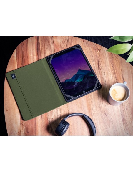 TRUST 24498 PRIMO FOLIO CASE STAND 10" ECO VERDE CUSTODIA TABLET
