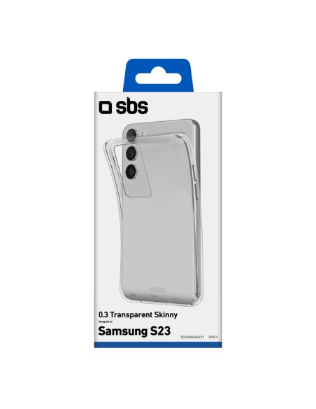 SBS TESKINSAS23T SAMSUNG S23 COVER SKINNY TRASPARENTE