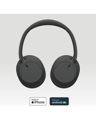 SONY WH-CH720NB CUFFIA BT NERO ELIMINAZIONE RUMORE DRIVER 30MM 35H