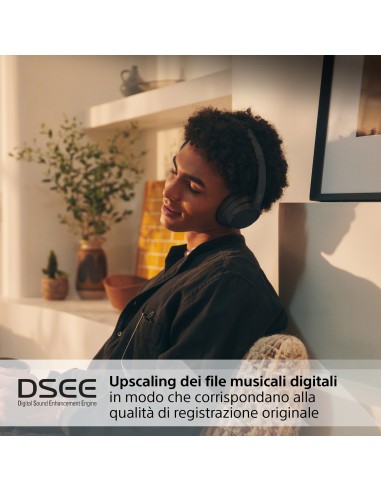 SONY WH-CH720NB CUFFIA BT NERO ELIMINAZIONE RUMORE DRIVER 30MM 35H