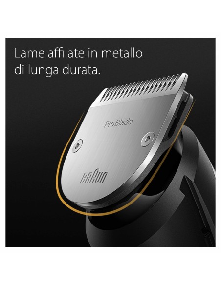 BRAUN BT7420 REGOLABARBA BEARD     TRIMMER