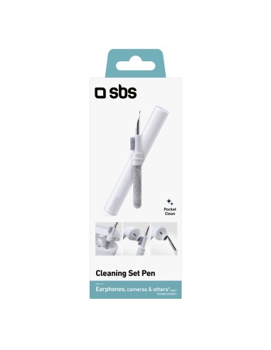 SBS TEEARCLEANSET KIT DI PULIZIA SPUGNA, SPAZZOLINO E PUNTA IN METALLO