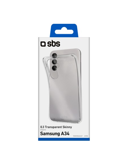 SBS TESKINSAA34T SAMSUNG A34 COVER IN GOMMA TRASPARENTE