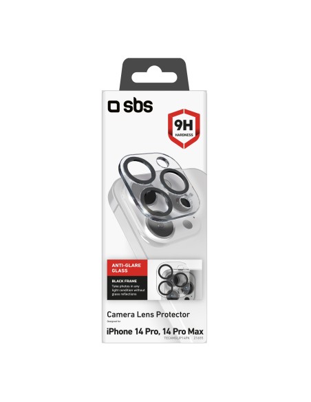 SBS TECAMGLIP14PK IPHONE 14 PRO/14 PRO MAX VETRO TEMPERATO PER LENTI F