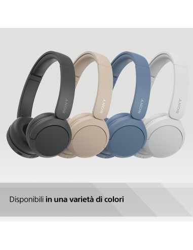 SONY WH-CH520L CUFFIA BLUETOOTH/NFC BLU DRIVER 30MM AUTONOMIA 50H