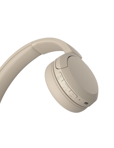 SONY WH-CH520C CUFFIA BLUETOOTH/NFC CREMA DRIVER 30MM AUTONOMIA 50H