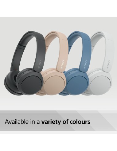 SONY WH-CH520C CUFFIA BLUETOOTH/NFC CREMA DRIVER 30MM AUTONOMIA 50H