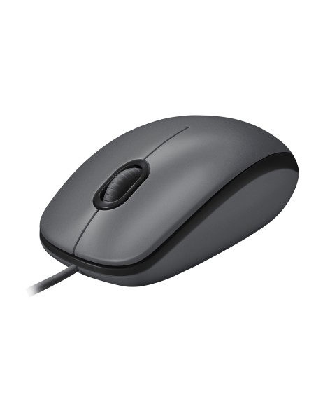 LOGITECH M100 NERO MOUSE OTTICO USB CAVO 180CM 1000DPI 90G