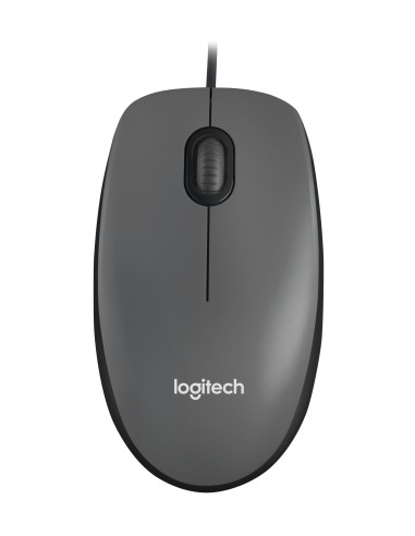 LOGITECH M100 NERO MOUSE OTTICO USB CAVO 180CM 1000DPI 90G