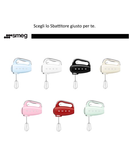SMEG HMF01RDEU SBATTITORE ELETTRICO ROSSO