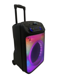 MAJESTIC FLAME T55 BK DIFFUSORE AMPLIFICATO BT 320W USB/AUX TROLLEY 2