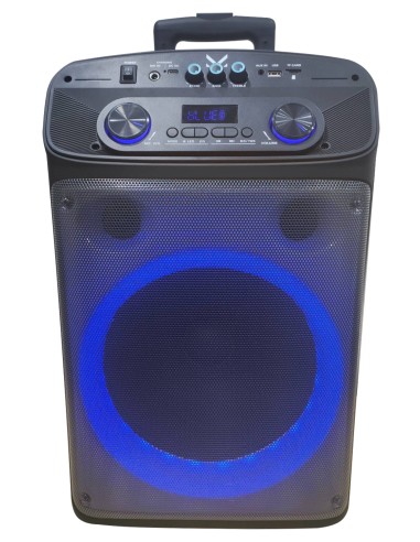 MAJESTIC FLAME T55 BK DIFFUSORE AMPLIFICATO BT 320W USB/AUX TROLLEY