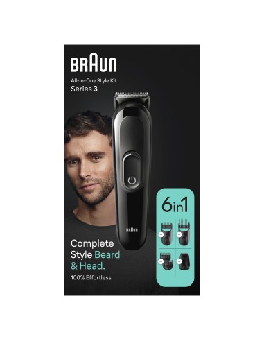 BRAUN MGK3410 MULTI GROOMING KIT   NERO