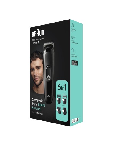 BRAUN MGK3410 MULTI GROOMING KIT   NERO