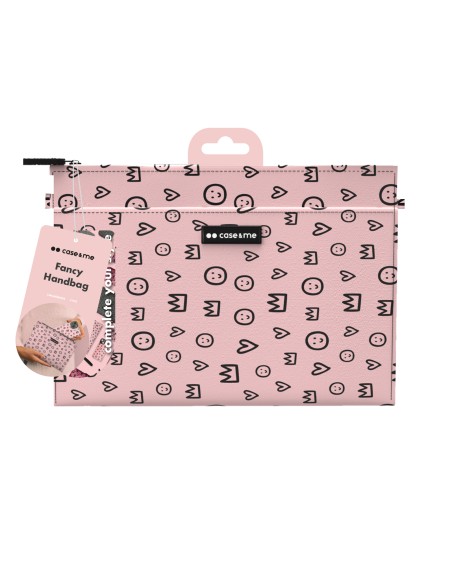 SBS CMHANDBAGPQ HANDBAG CANVAS PINK QUEEN