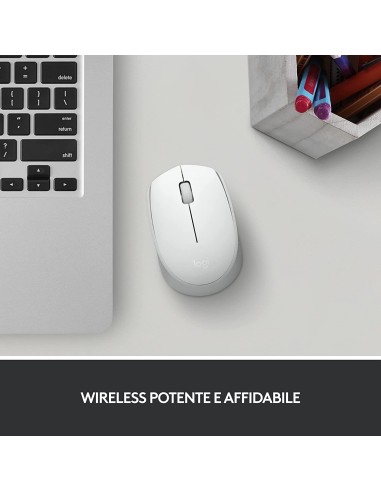 LOGITECH M171 BIANCO MOUSE WIRELESS 1000DPI 70,5G