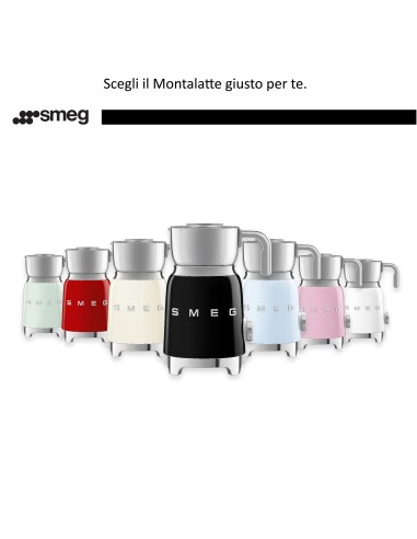 SMEG MFF11BLEU MONTALATTE INDUZIONE NERO