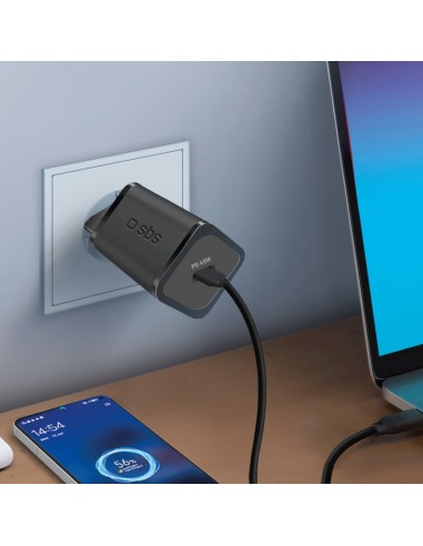 SBS TETRGAN1C45W CARICAB.RETE 45W USB-C NERO