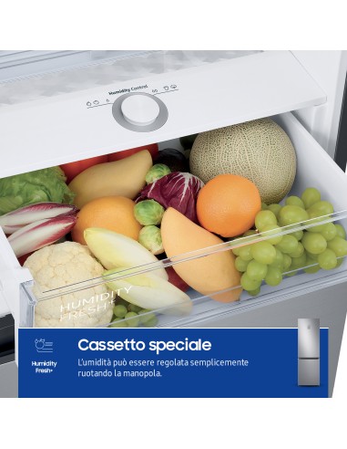 SAMSUNG RB34C675DSA COMB. D TOTAL  NF 344LT H185 SILVER INOX DISPLAY