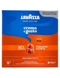 LAVAZZA 7021 CREMA & GUSTO FORTE   COMP. NESPRESSO 80 CAPSULE