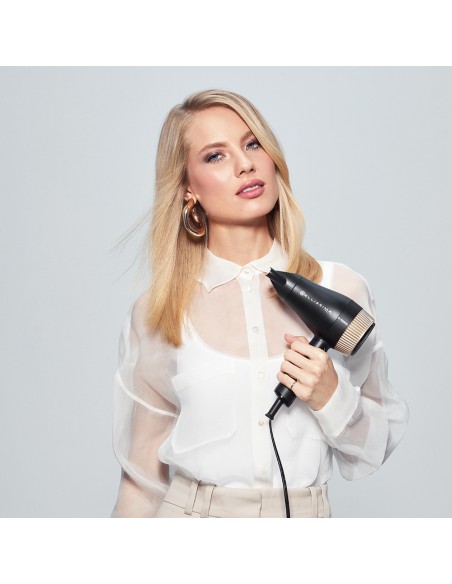 IMETEC 11872 BELLISSIMA B-TRAVEL   PHON 1400W BLACK MATT GLAMGOLD