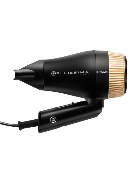 IMETEC 11872 BELLISSIMA B-TRAVEL   PHON 1400W BLACK MATT GLAMGOLD