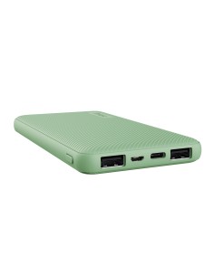 TRUST 25029 PRIMO POWERBANK 10000MAH VERDE CAVO USB/USB-C 25CM 2