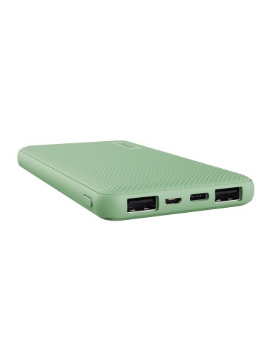 TRUST 25029 PRIMO POWERBANK 10000MAH VERDE CAVO USB/USB-C 25CM