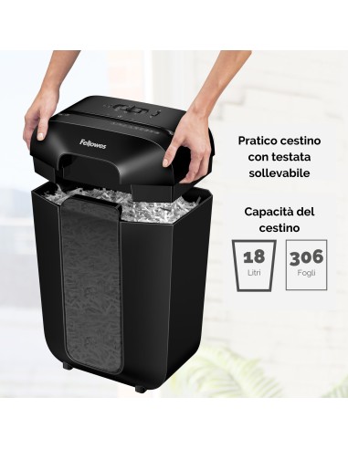 FELLOWES LX70 DISTRUGGI DOCUMENTI A FRAMMENTO 11 FOGLI
