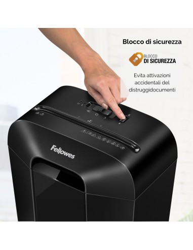 FELLOWES LX70 DISTRUGGI DOCUMENTI A FRAMMENTO 11 FOGLI