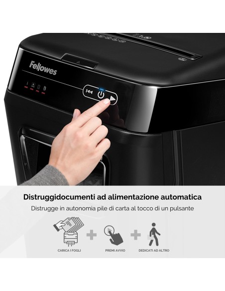 FELLOWES AUTOMAX 150C DISTRUGGI DOCUMENTI A FRAMMENTO 150 FOGLI