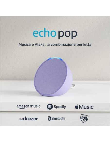 AMAZON ECHO POP LAVANDA SMART SPEAKER