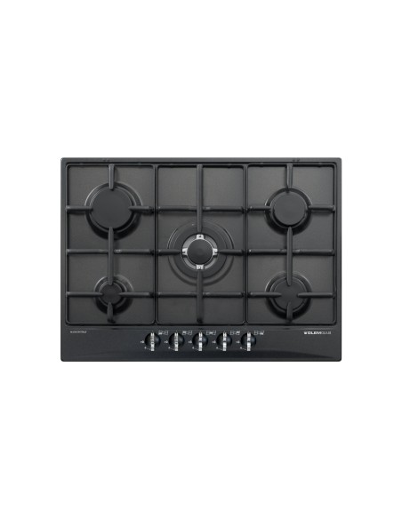 GLEMGAS GT755AC PIANO COTTURA 70CM ANTRACITE MODERNO FINITURE CROMATE