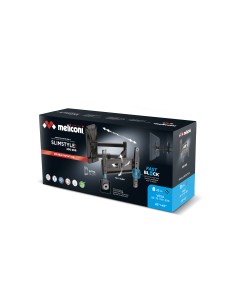 MELICONI SLIMSTYLE PLUS 200SDR NERO STAFFA D.ROTATION 26"/45" 25KG 2