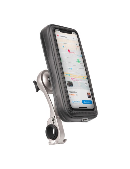 SBS TEMOTOHOLDERK SUPPORTO DA MOTO UNIVERSALE IN ALLUMINIO