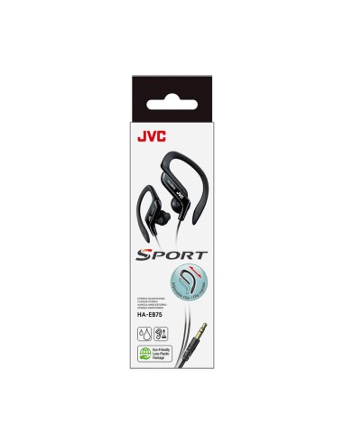 JVC HA-EB75 NERO AURICOLARI SPORTIVI CON CLIP IPX2 CAVO 1,2M