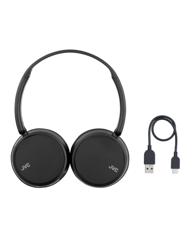 JVC HA-S36W NERO CUFFIE BT 5.1 PIEGHEVOLE CAVO DI RICARICA USB-C