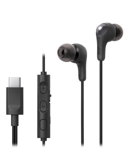 JVC HA-FR9UC NERO AURICOLARI USB-C CON MICROFONO CAVO 1,2M