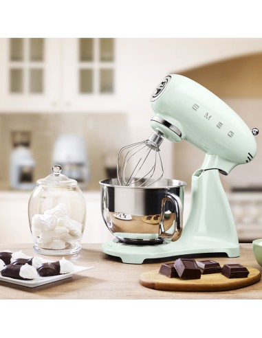 SMEG SMF03PGEU IMPASTATRICE 800W   VERDE PASTELLO