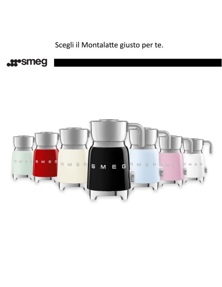 SMEG MFF11RDEU MONTALATTE INDUZIONE ROSSO
