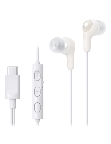 JVC HA-FR9UC BIANCO AURICOLARI USB-C CON MICROFONO CAVO 1,2M